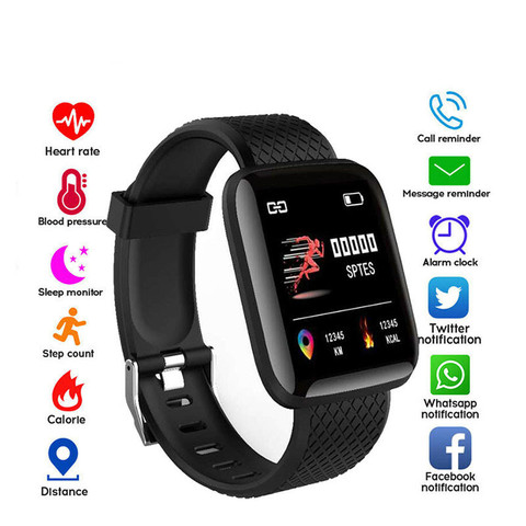 D13-relojes inteligentes, pulsera inteligente deportiva con control del ritmo cardíaco, resistente al agua y con pantalla 116 para Android ► Foto 1/6