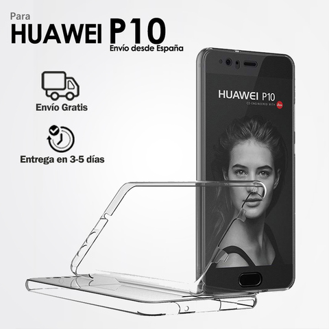 Funda de Gel TPU Carcasa Silicona para Movil Huawei P10 Funda Protector Trasera Transparente Ultra Delgado Suave para Smartphone ► Foto 1/4