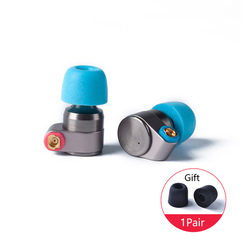 Gran oferta de auriculares de estaño Audio/HIFI T2 con doble unidad dinámica auriculares con graves de alta fidelidad DJ Metal 3,5mm auriculares con MMCX ► Foto 1/6