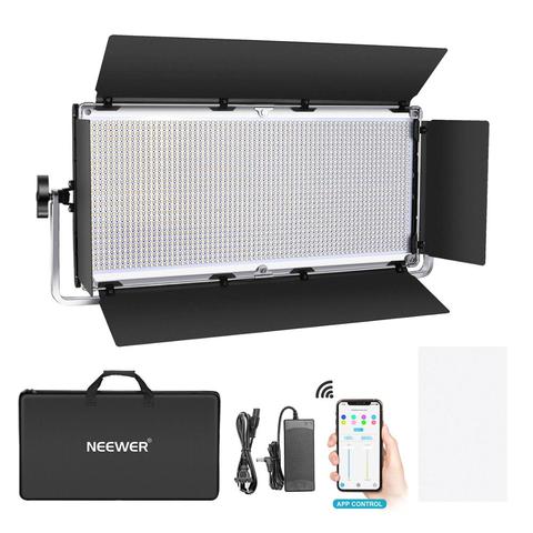 Neewer profesional 1904 luz LED para vídeo con aplicación sistema de Control inteligente regulable bi-color 3200-5600 iluminación de fotografía ► Foto 1/6