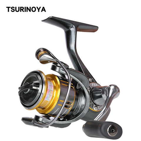 TSURINOYA-carrete de pesca FS 500 BFS, carrete giratorio ultraligero, 165g, 9 + 1BB, 4kg, potencia de Arrastre, Micro cebo, para pesca de lubina, trucha ► Foto 1/6