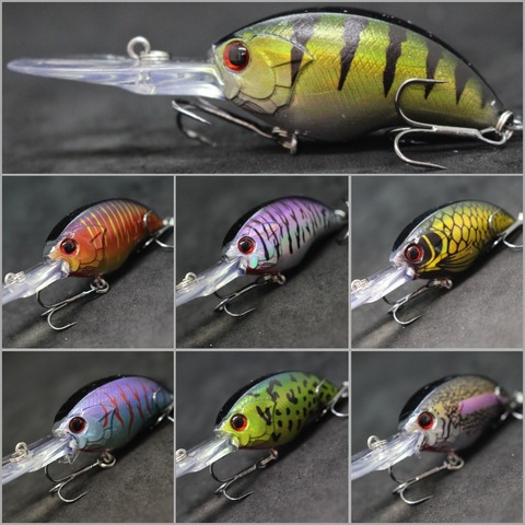 Señuelos de Pesca C733 wLure 11g 8,5 cm buceo de agua profunda Tight flotante Crankbait de alta reflexión ► Foto 1/6