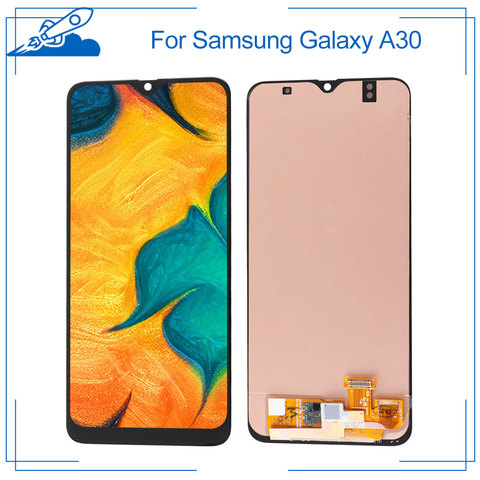 Pantalla táctil LCD AMOLED para Samsung Galaxy A30 A30s, Pantalla amoled, montaje de digitalizador, marco de reemplazo sin píxeles muertos, 100% OEM ► Foto 1/4