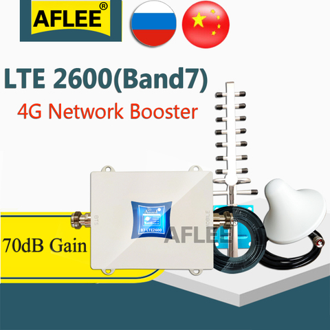 Amplificador de teléfono móvil, repetidor GSM 2g 3G 4G, amplificador de comunicación celular GSM DCS UMTS LTE, 900 1800 2100 2600mhz, nuevo ► Foto 1/6