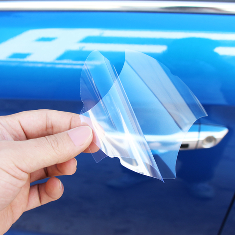 5 unidades/juego de película protectora transparente para manillar de coche, para Hyundai Creta I10 I20 Tucson Elantra Santa Fe Solaris Creta Veloster ► Foto 1/5