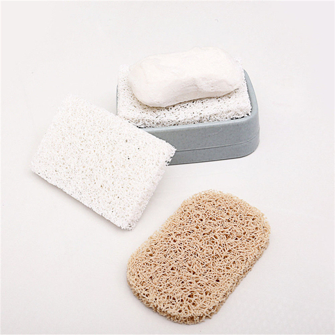 Protector de jabón antideslizante, esterilla de secado en seco, tejido multidireccional, soporte de jabón eficiente para ducha ► Foto 1/6