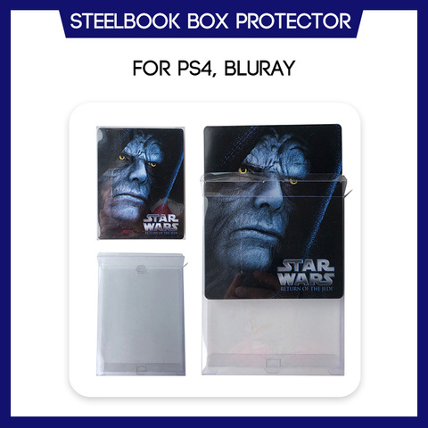 Protector de caja Steelbook Blu-ray para PS4 G2, Funda personalizada de plástico transparente ► Foto 1/5