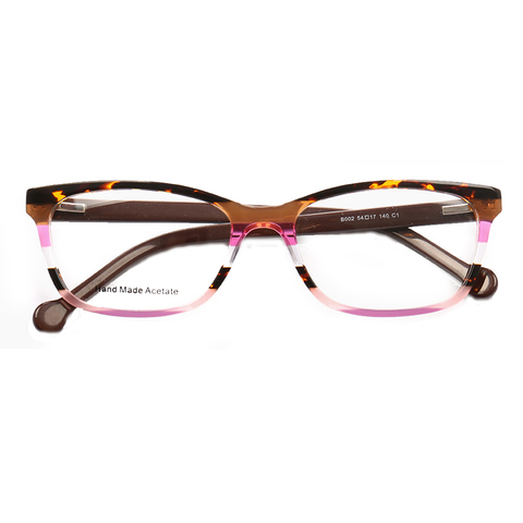 Cateye clásico para mujer gafas marcos para las mujeres moda cuadrada lleno-borde lentes Rx gafas de acetato ligero gafas ► Foto 1/6