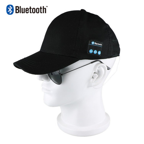 Bluetooth gorra HD estéreo inalámbrica Bluetooth 4,2 sombrero parlante Bluetooth inalámbrico gorra de béisbol gorro para escuchar música construido-en el micrófono ► Foto 1/1