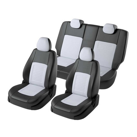 ¿Para Chevrolet Cruze (J300) (Chevrolet Cruz) con 2009-2022 GW? Fundas de asiento de modelo hechas de cuero ecológico [modelo de Turín eco-leather] ► Foto 1/6