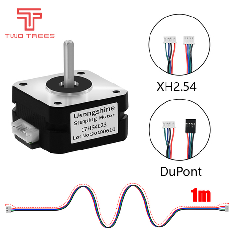 Nema17 17HS4023 para extrusora Titan, Motor Nema 17 42 de 4 Plomo, Motor de impresora 3D de 12V / 24V para piezas de impresora 3D ► Foto 1/6