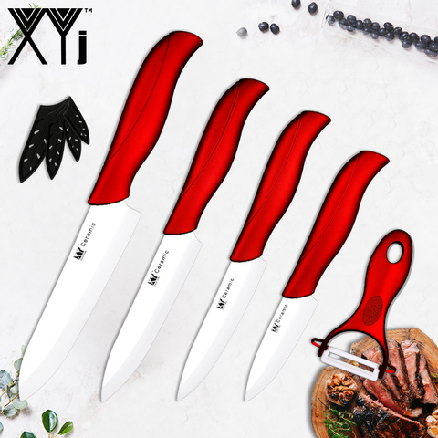 XYj-Juego de cuchillos de cocina de cerámica, 3 