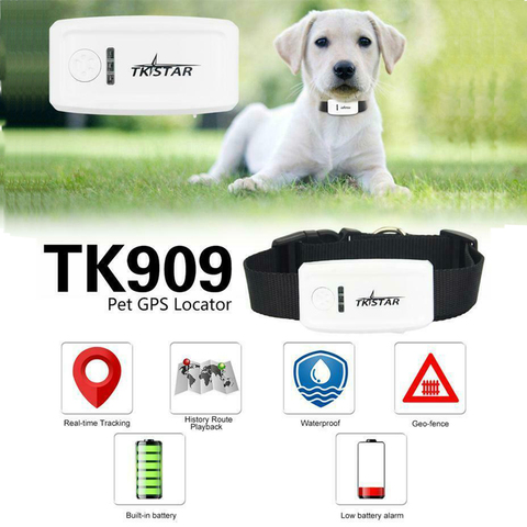 TK-STAR TK909 GPS rastreador de mascotas GSM SMS GPRS tracker aplicación gratuita para TKSTAR, sin caja 100g2280 ► Foto 1/6