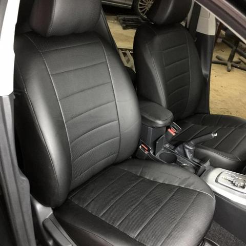 Para Toyota Corolla sedan E150 C 2007-2013 GW. (Corolla), modelo de fundas de asiento hechas de cuero ecológico [piloto automático modelo eco-leather] ► Foto 1/6