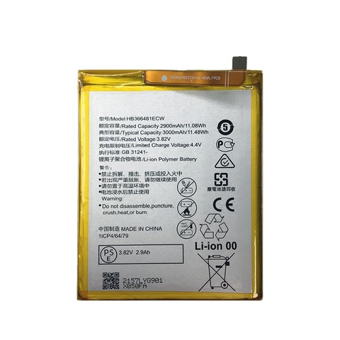 Batería de teléfono de 3000 mAh Huawei HB366481ECW para Y6 Prime P baterías de repuesto recargables inteligentes de alta calidad ► Foto 1/1