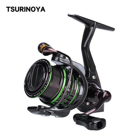 Новая спиннинговая катушка TSURINOYA Kingfisher 800/1000 162 г ультра-легкий вес 10 + 1BB рыболовная приманка из углеродного волокна ► Foto 1/6