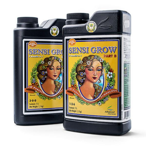 Fertilizante nutrientes avanzados Sensi grow a + b, nutrición vegetal, 0.5L, 1L, 4L, 5L, fertilizante ► Foto 1/1