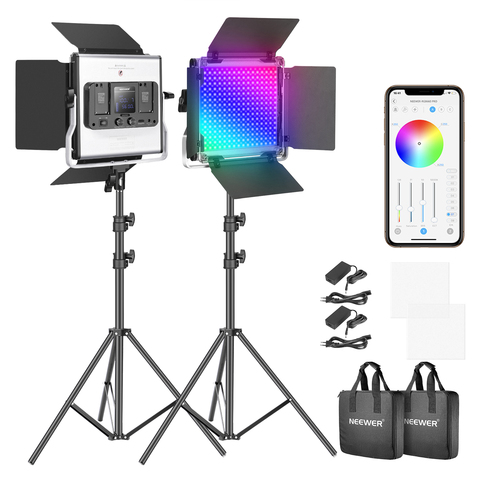 Nuevo 660 RGB luz Led para vídeo con aplicación de Control de 50W PRO de vídeo de iluminación para juegos Streaming Youtube de fotografía ► Foto 1/1