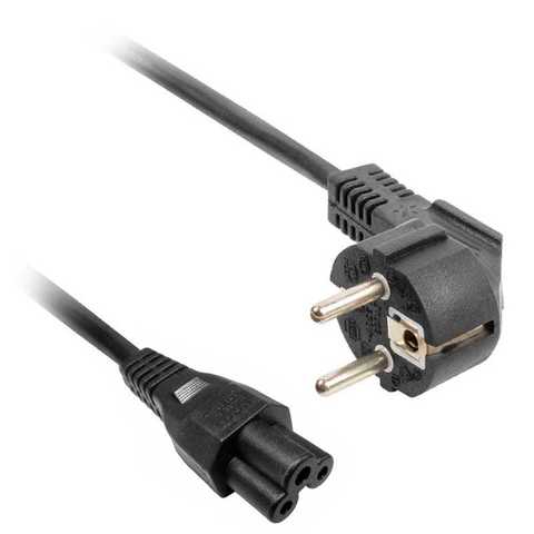 Cable de Alimentación Pared Corriente de Schuko 2 Pin EU a Conector IEC C5 3 Pines Mickey Clover Trébol para Portátil ► Foto 1/1