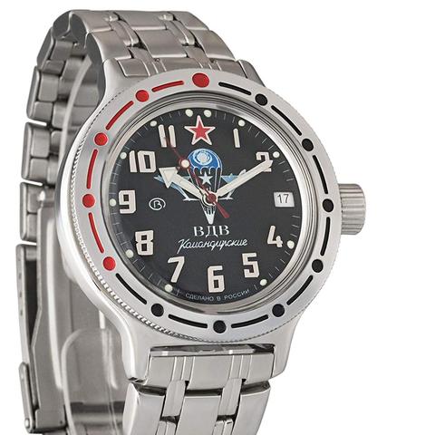 Vostok Amphibian 420288 hombres mecánico ruso automático reloj militar de las tropas aerotransportadas en Rusia ► Foto 1/1