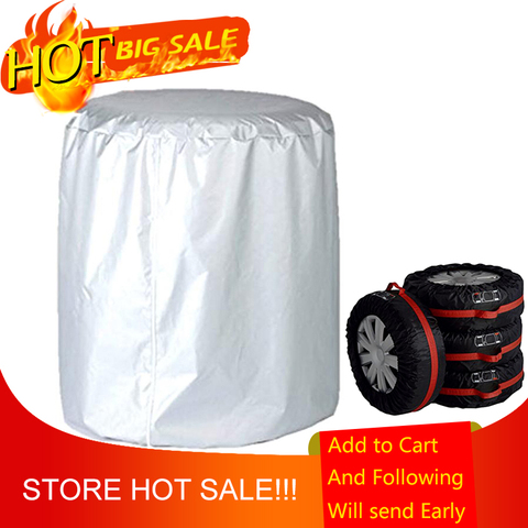 Funda protectora para neumático de coche, cubierta protectora para accesorios de garaje, bolsas de almacenamiento de neumático, tamaño S/L ► Foto 1/6