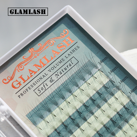 GLAMLASH-extensiones de pestañas individuales, 2D, 3D, 4D, 5D, 6D, prefabricadas, extensión de pestañas postizas rusas, voluminosas, imitación de visón ► Foto 1/6