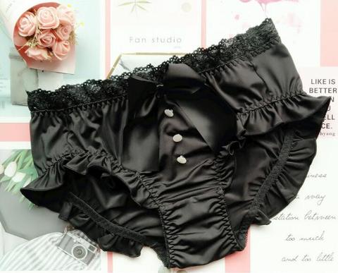 2022 nuevo 2nd envío gratis M L precioso Lolita Kawaii hecho volantes calzoncillos con botones ropa interior breve ropa interior bragas ► Foto 1/6