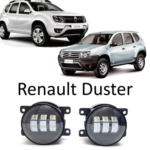 Led Luz de niebla con DRL niebla lámpara con DHO protector antipolvo para Renault ► Foto 1/6