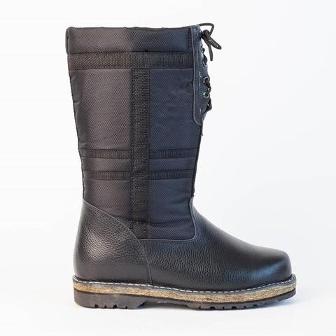 Botas de invierno de alta taiga natural para hombres, piel de oveja natural, suela de fundición y fieltro, caza, botas de invierno ► Foto 1/3