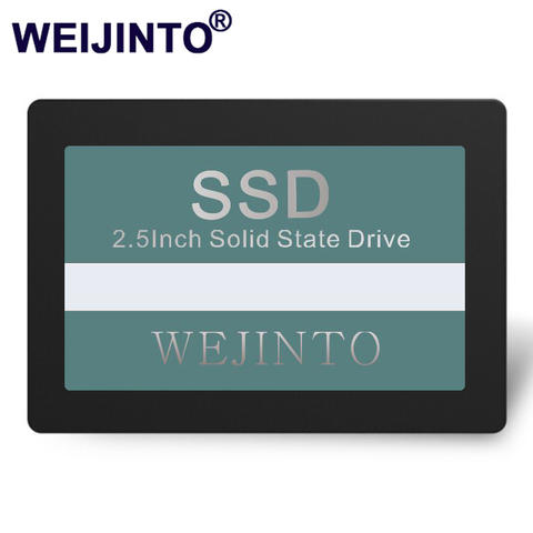 WEIJINTO-Disco duro externo para ordendador, dispositivo de almacenamiento SSD SATA3 de 2,5 pugladas, de 60GB, 120GB, 240GB, 128GB, 256GB, 360GB, 480GB, 512GB, 960GB y 1TB para computador de escritorio y portátil ► Foto 1/6
