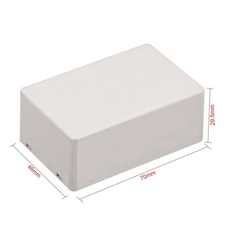 Uxcell 100x60x25mm electrónica de plástico DIY Junction caja de proyecto caja de cierre 60x36x25mm 69x42x17,5mm 70x46x29,5mm negro blanco ► Foto 1/6