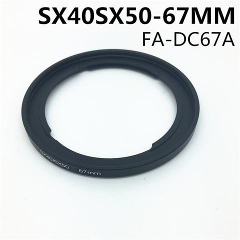 1 piezas adaptador de lente de cámara FA-DC67A para canon PowerShot SX30 es SX40 SX50 HS montaje 67mm filtro/lente accesorios campana ► Foto 1/1