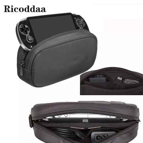 Gran capacidad viaje suave funda protectora para PSV1000/2000 bolsa para Sony Playstation PS VITA 1000 Consola 2000 accesorios ► Foto 1/6