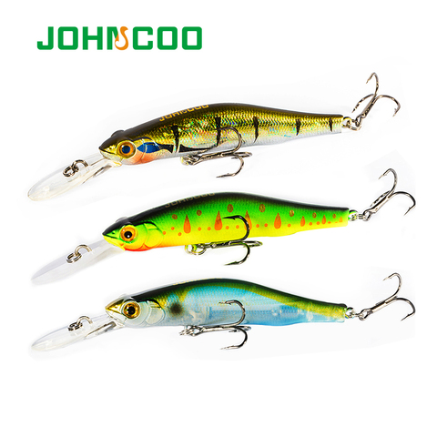 JOHNCOO-señuelo de pesca de pececillo duro Orbit 80SP-DR, Wobblers de cebo duro para buceo profundo, 80mm, 9,5g, Wobbler ► Foto 1/6