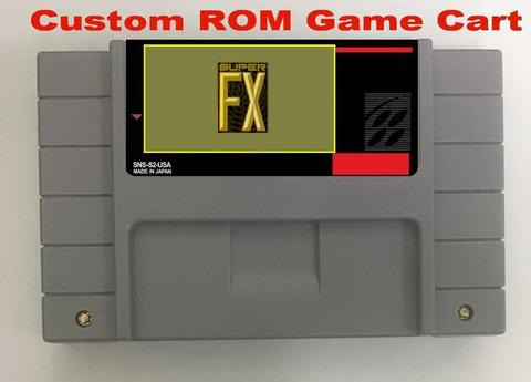 Cartucho de juego Super FX personalizado, para consola SNES ► Foto 1/4