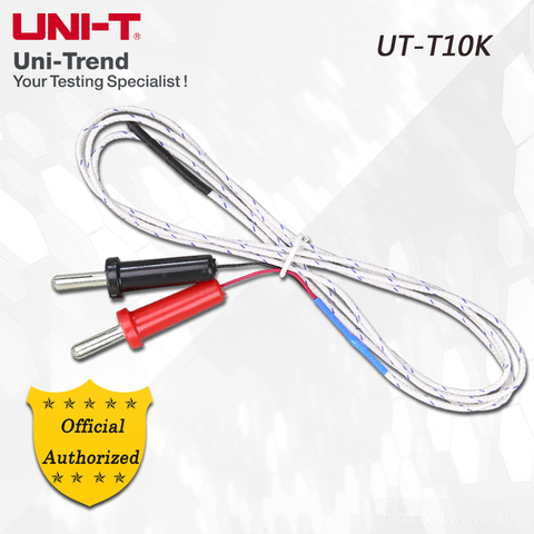 Sonda UNI-T Temperatura de UT-T10K; Adecuada para UT33C +, UT202, UT213B/C, UT216C, UT61B/C, UT70A/70B, UT804, UT71B/C/D/E, UT206A ► Foto 1/1