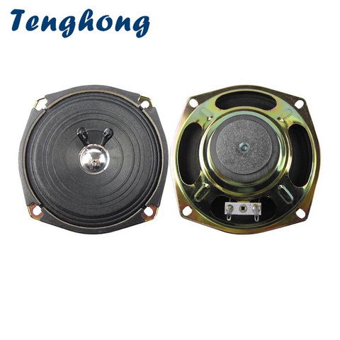 Tenghong-Altavoces de Audio de 5 pulgadas, 120MM, 4ohm, 5W, Unidad de altavoz de gama completa para teclado de difusión al aire libre, altavoz cuadrado, 2 uds. ► Foto 1/1