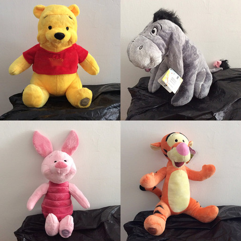 Peluche de oso y amigo cerdito Rosa pig tigger Eeyore donkey, muñeco de peluche suave para niños, regalo, 1 Uds., envío gratis ► Foto 1/5