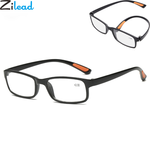 Zilead gafas de lectura plegables Ultra ligeras marca mujeres y hombres Anti-caída lectura presbicia con aumento gafas oculos gafas ► Foto 1/6