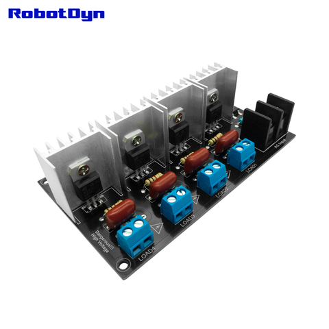 Módulo regulador de luz CA, 4 canales, 3,3 V/5 V logic, CA 50/60 hz, 220 V/110 V ► Foto 1/5