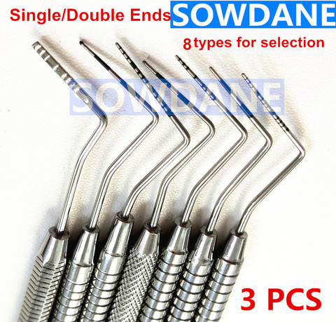 3 uds Dental Periodontal sonda con Scaler explorador Dental herramienta dentista endodoncia LIMPIEZA DE ACERO INOXIDABLE ► Foto 1/6