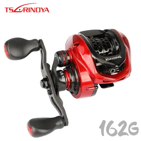 TSURINOYA-carrete de lanzamiento fluido para trucha, carrete de pesca Baitcasting SPIRIT FOX BAIT finura, ultraligero, 9,1g, peso 162g ► Foto 1/6