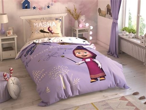 Masha y el oso mágicos de algodón con licencia de 100%, juego de ropa de  cama, edredón, funda para chicos, niños, bebés, niños o niñas - Historial  de precios y revisión |