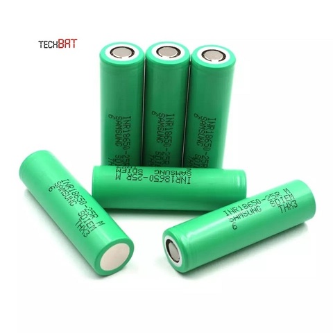 Inr18650-25r de iones de litio, sin protección, 2500mAh, 20A ► Foto 1/5