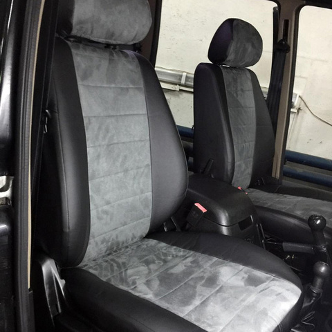 Para SsangYong Rexton con 2007-2012G./UAZ Patriot con 2007-2014G. Ekoozha-funda de asiento a la moda, modelo ekokozha ► Foto 1/5