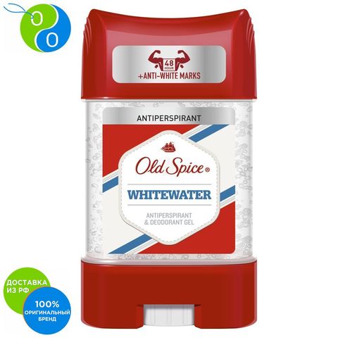 Gel antitranspirante Old Spice sabor clásico Whitewater 70 ml desodorante para los hombres de los hombres desodorante natu ► Foto 1/3