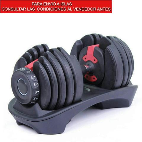 MANCUERNA AJUSTABLE DE 2.5-24KG//5-40KG PARA MUSCULACION ► Foto 1/6