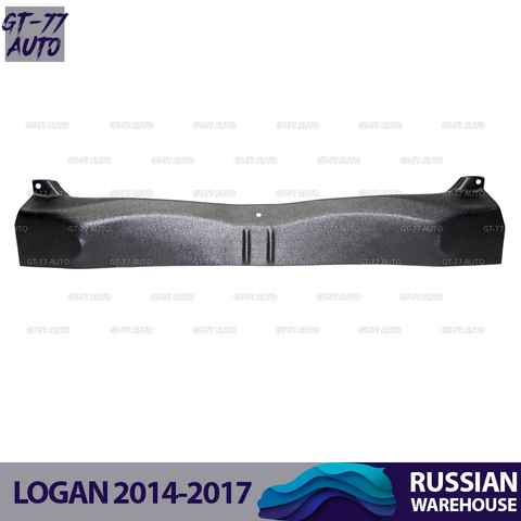 Guardia cubierta sobre el umbral en el maletero para Renault Logan 2014-2017 protección de material exterior de plástico ABS estilo tuning ► Foto 1/6