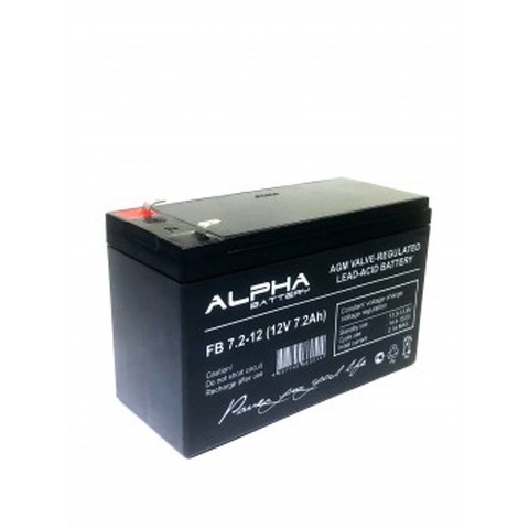 Batería Alfa batería FB 7,2-12-12 (12v 7 2ah/12v 7.2ah) ► Foto 1/3