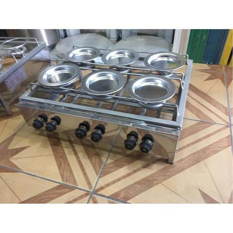 Máquina de cocina de 6 placas incluidas para 6 personas, para Kunafa, Konafa, Kanafeh, Kunafah, Kunefe, funciona con GAS propano (LPG) ► Foto 1/5